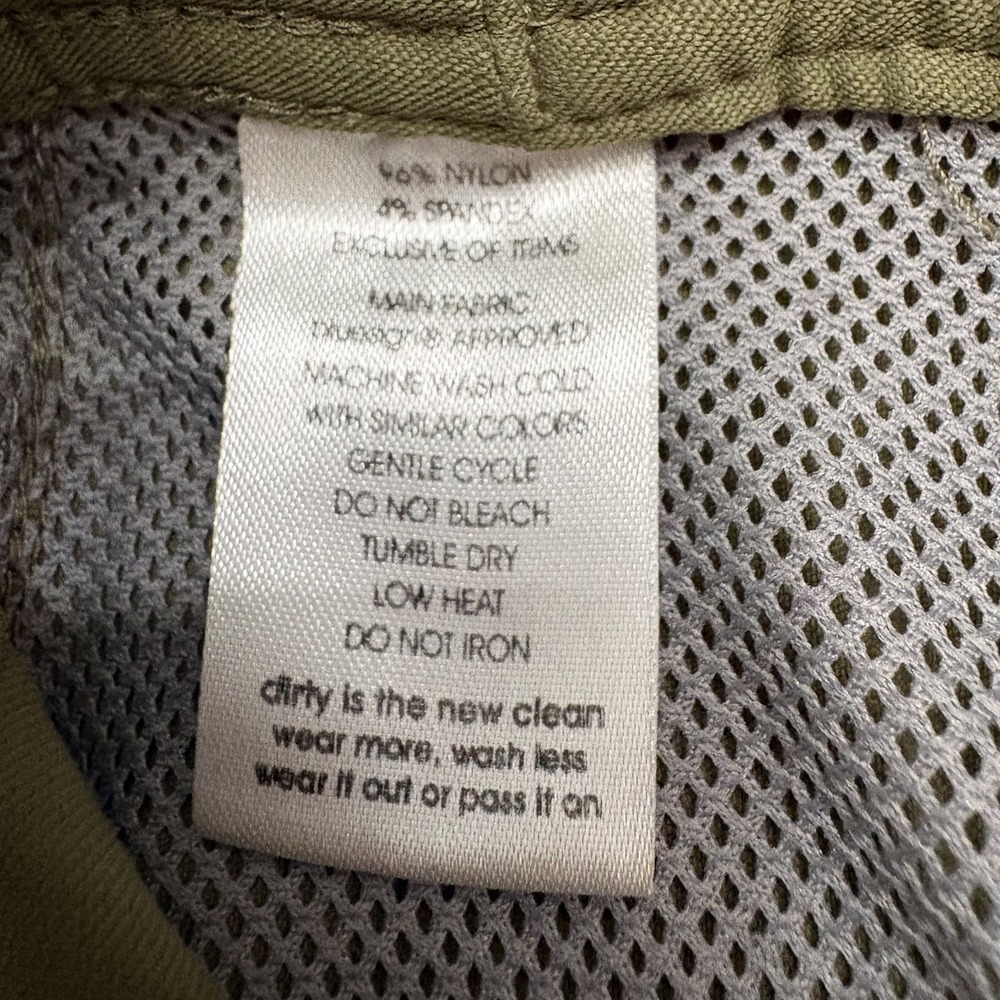 Toad&Co Womens Debug Flextime Skinny Pant Green Insect Shield Size 6 Hiking - Picture 11 of 13